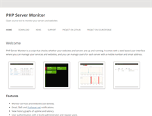 Tablet Screenshot of phpservermonitor.org